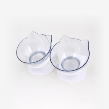 Non-Slip Cat Bowls with Raised Stand