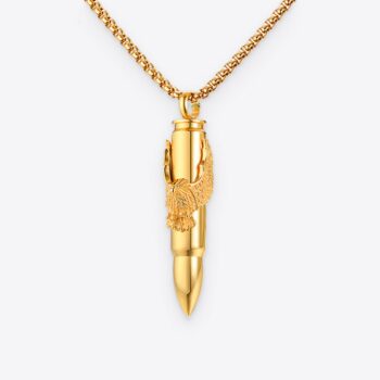 Bullet Pendant Necklace